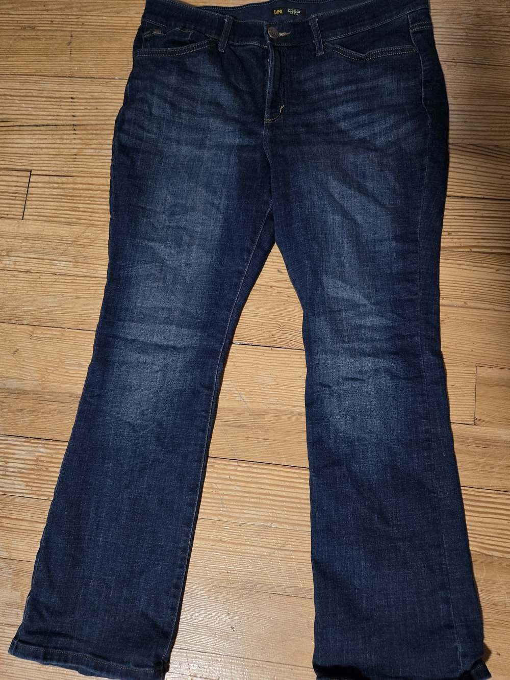 Lee Women’s Dark Indigo Boot-Cut Jeans